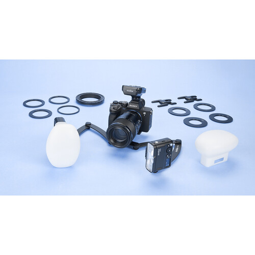 Godox MF12-DK2 Dental Macro Flash Kit za Canon, dva blica, nosač i okidač - 4